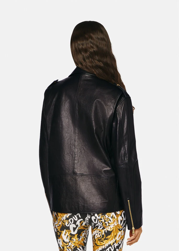 VERSACE - FAUX LEATHER JACKET